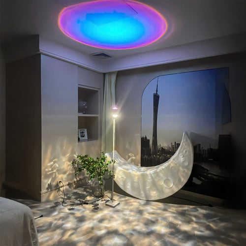 Dual Head Aurora Sunset Projector Floor Lamp